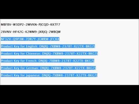 windows serial number product key